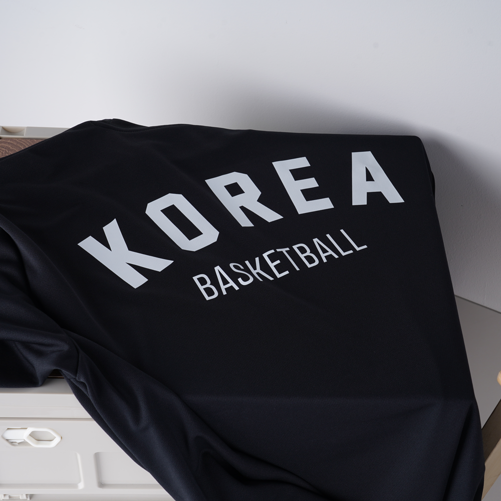 인아우트 코리아 국대 농구 슈팅져지 유니폼 숏슬리브 농구반팔티