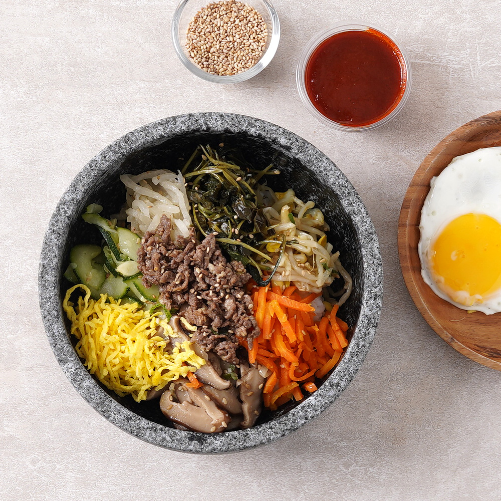 자연애 돌솥 비빔밥 그릇 18 곱돌 1인용 가정용 밥 뚝배기 - 상세 이미지 2