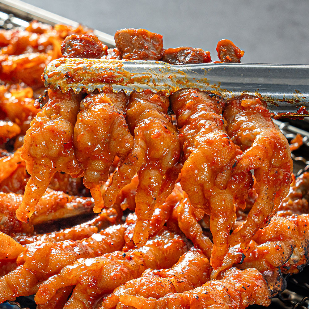 캠핑음식 직화 매운 닭발 무뼈 200g 튤립 국물닭발 - 상세 이미지 2