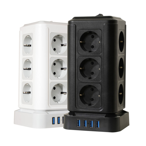 모닝아트 텔로 16구 고용량 타워 멀티탭 2세대 2M