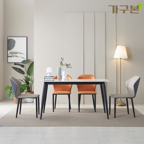 가구본 루시 2인 4인 6인 포세린 식탁 - 상세 이미지 4