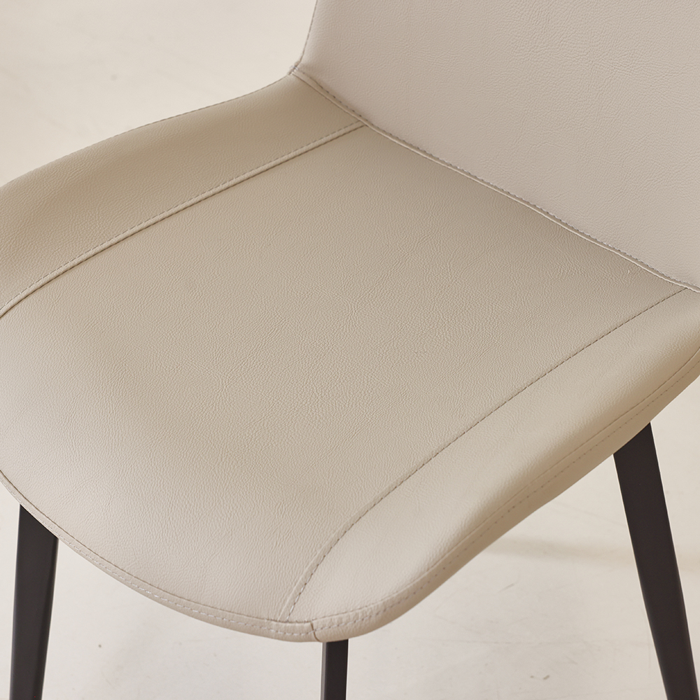 티아 사각 포세린 세라믹 식탁 1200 (체어 4개 포함)