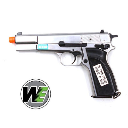 [25% 폭풍할인] WE 브라우닝 하이파워 MK3 가스 블로우백 핸드건 (실버)