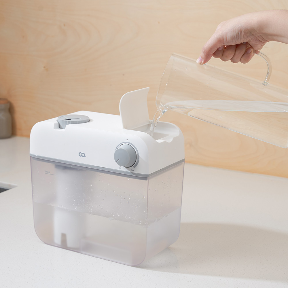 오아 플렌티브릭 대용량 초음파 가습기 4L 상부급수 무소음 가정용 원룸 다이얼조절 통세척