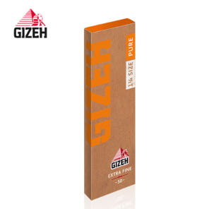 GIZEH 기제퓨어 엑스트라 파인 50장 78mm 오가닉 햄프