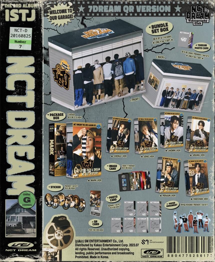 엔시티드림 앨범 ISTJ 정규3집 QR ver NCTDREAM 브로큰 멜로디스 멤버 선택 - 상세 이미지 4