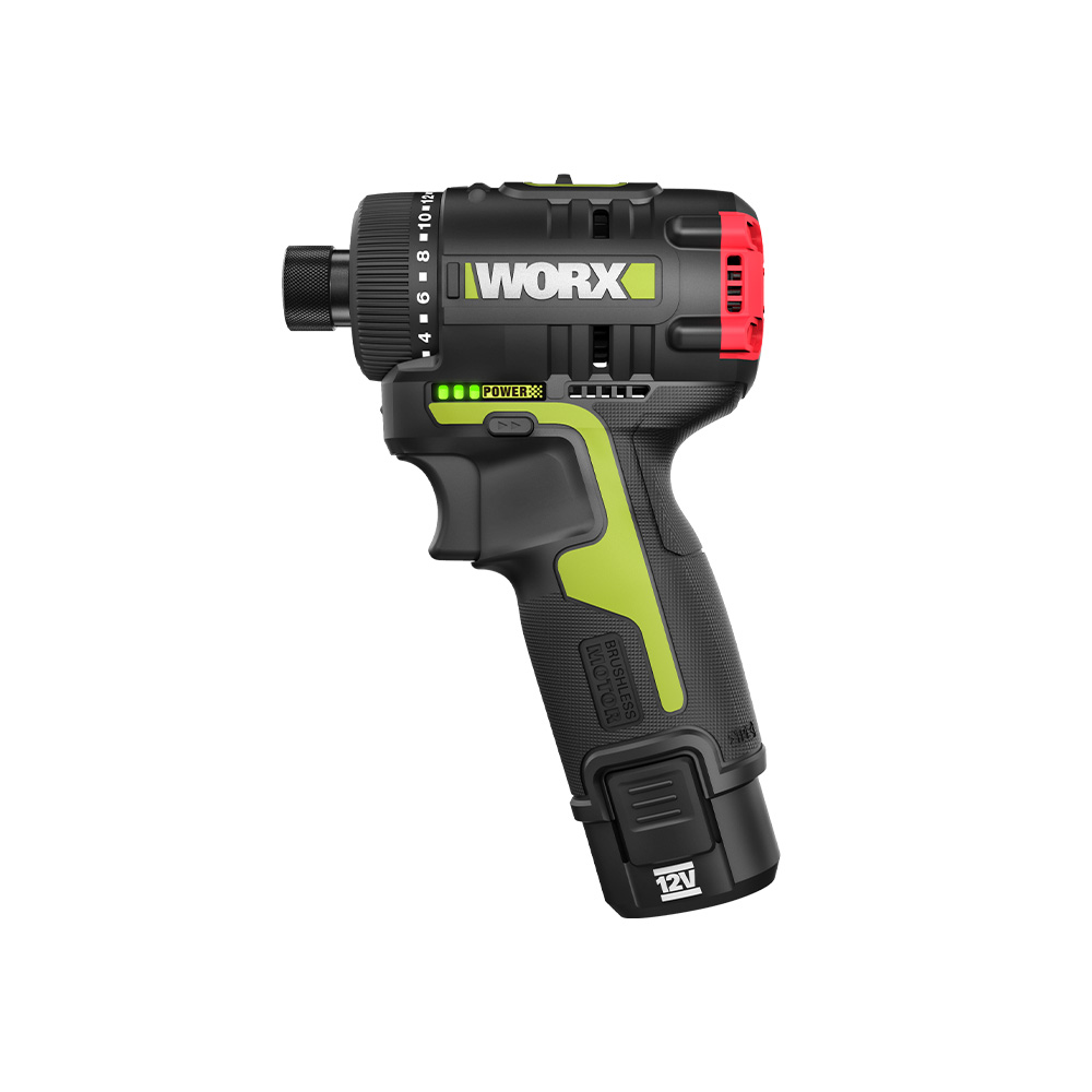 웍스 충전 드릴 드라이버 전동 12V 2.0Ah 배터리1개 BL WU129.1