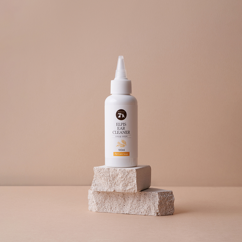 귓병 예방 강아지 귀청소 외이염 귀지 가려움 저자극 천연세정 이어클리너 100ml, 1개 제품 이미지