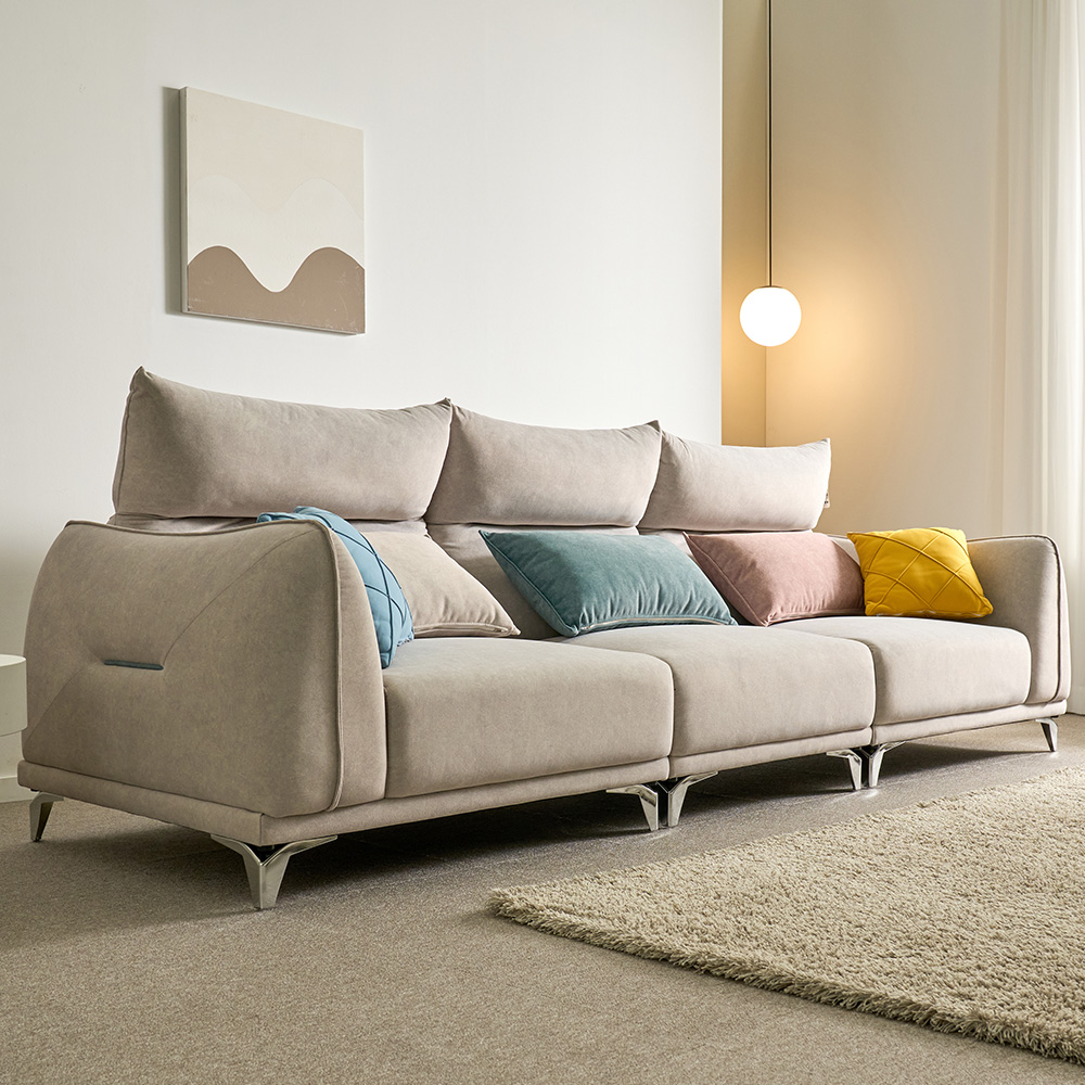 서광퍼니처 카프리 모듈형 조야 아쿠아텍스 4인 5인 코너형 소파 sk