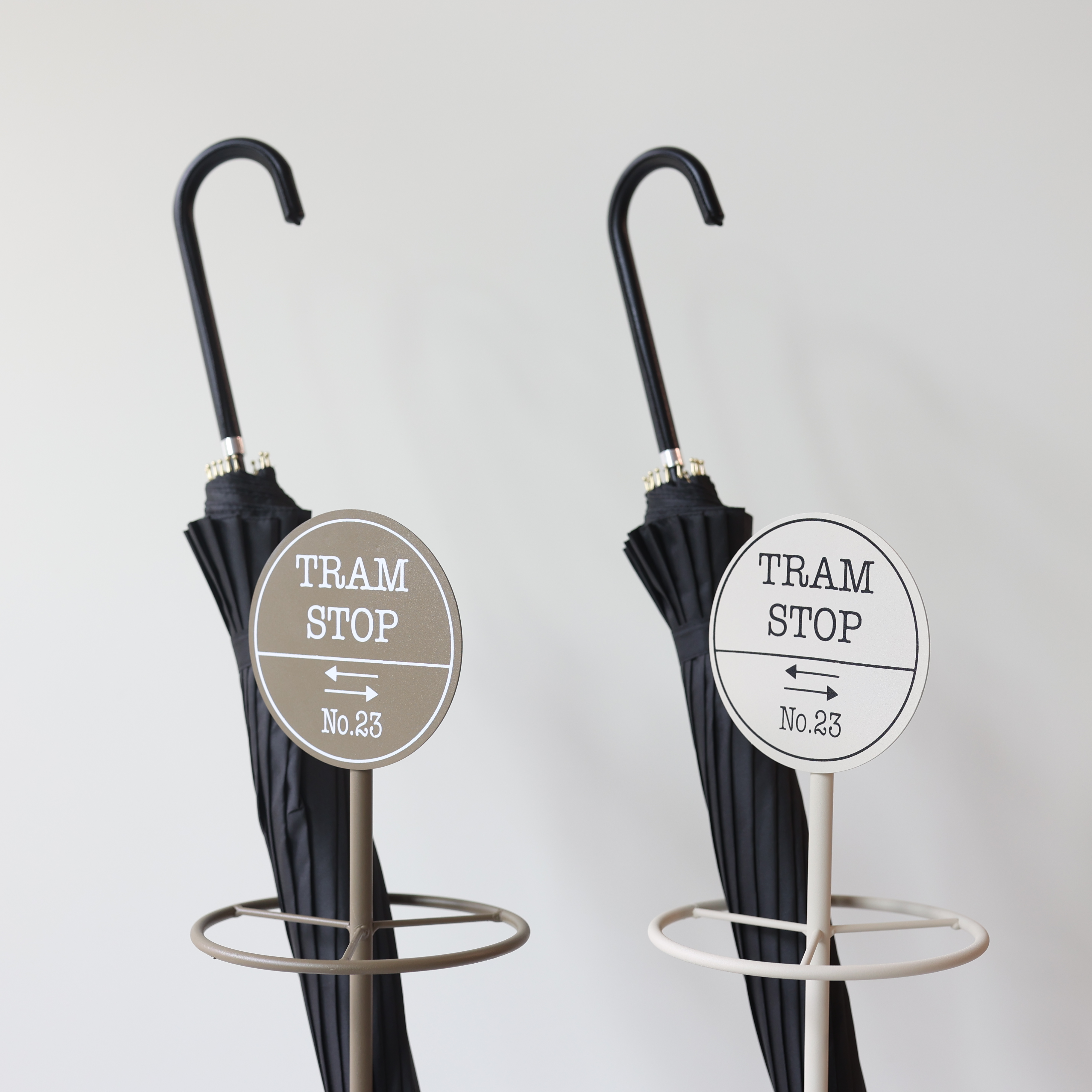 트램 스톱 모던 빈티지 철제 인테리어 우산꽂이 2컬러