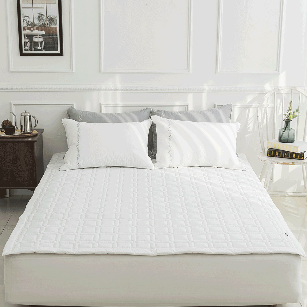 알러지케어 고밀도 신혼침구 슈퍼싱글 퀸 라지킹 논슬립 침대패드