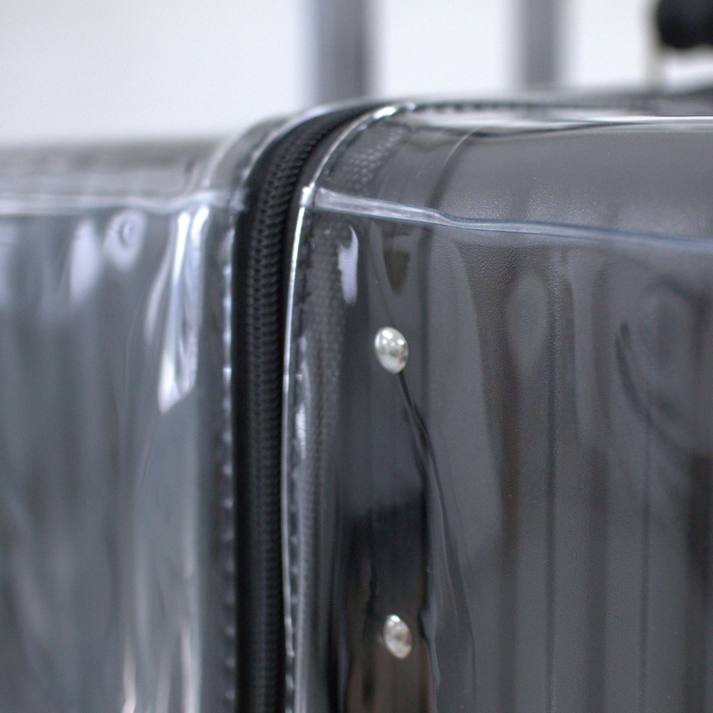 캐리어 보호 캐리어커버 케이스 투명 방수 측면지퍼개방 덮개