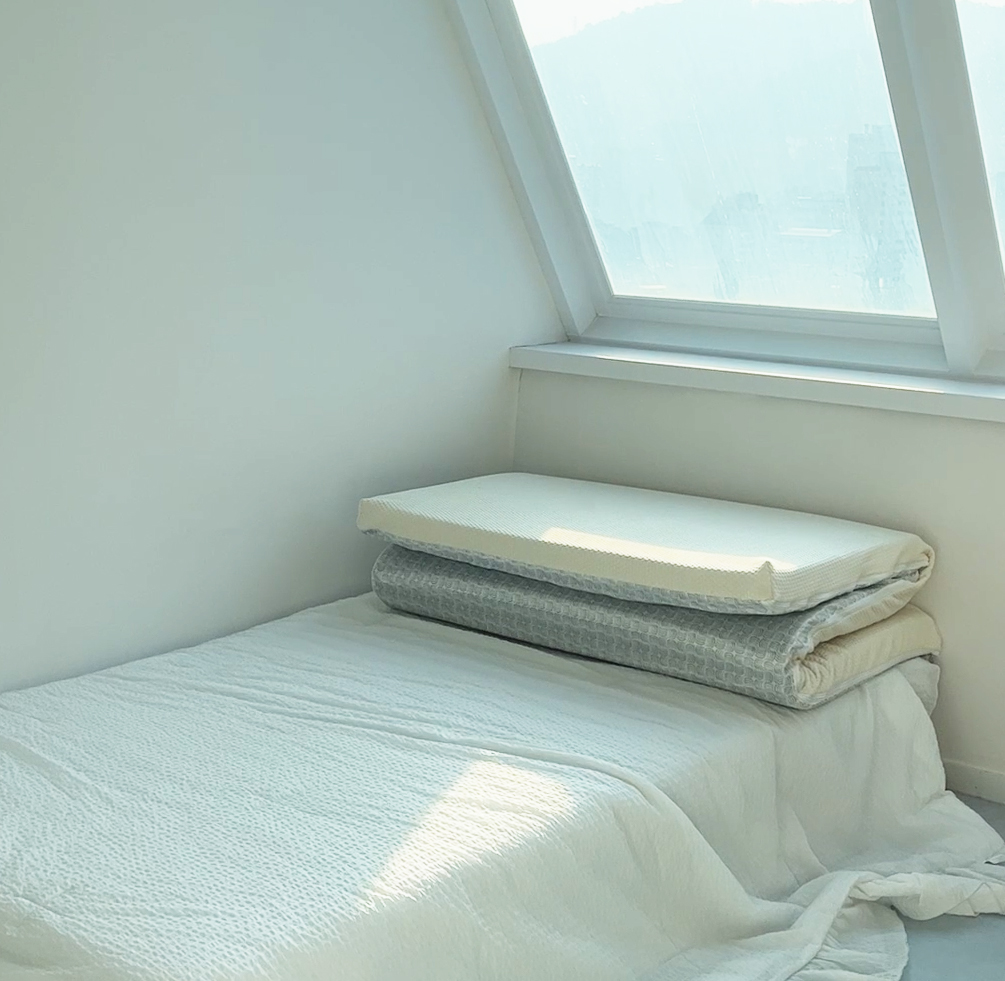 탑토퍼 접이식 3단 토퍼 매트리스 슈퍼킹 이스턴킹 오가닉 라지킹