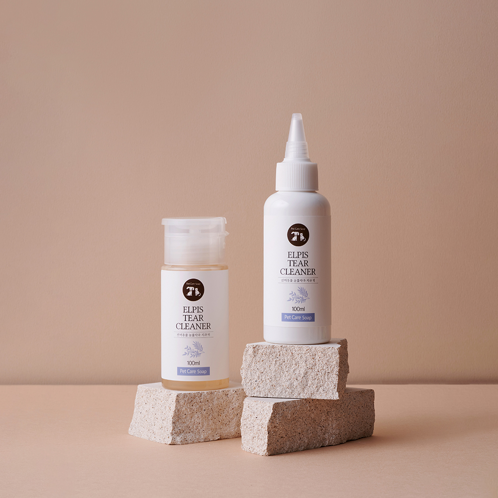 강아지 눈물자국 짖무름 눈꼽제거 눈가세정제 워터리스 엘피스 아이워시클리너 B-TYPE