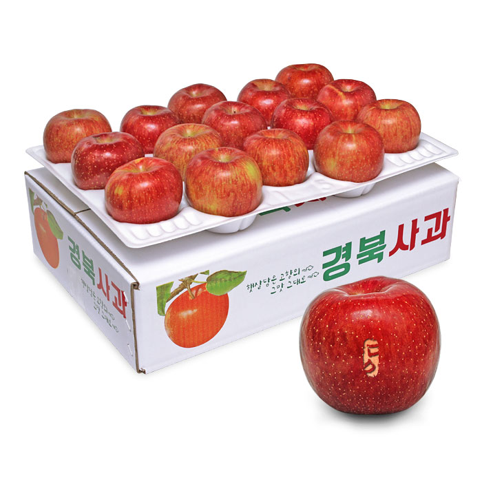 당도선별 고당도 경북 햇 사과 부사 5kg 10kg 선물가능 : 옥이네청과