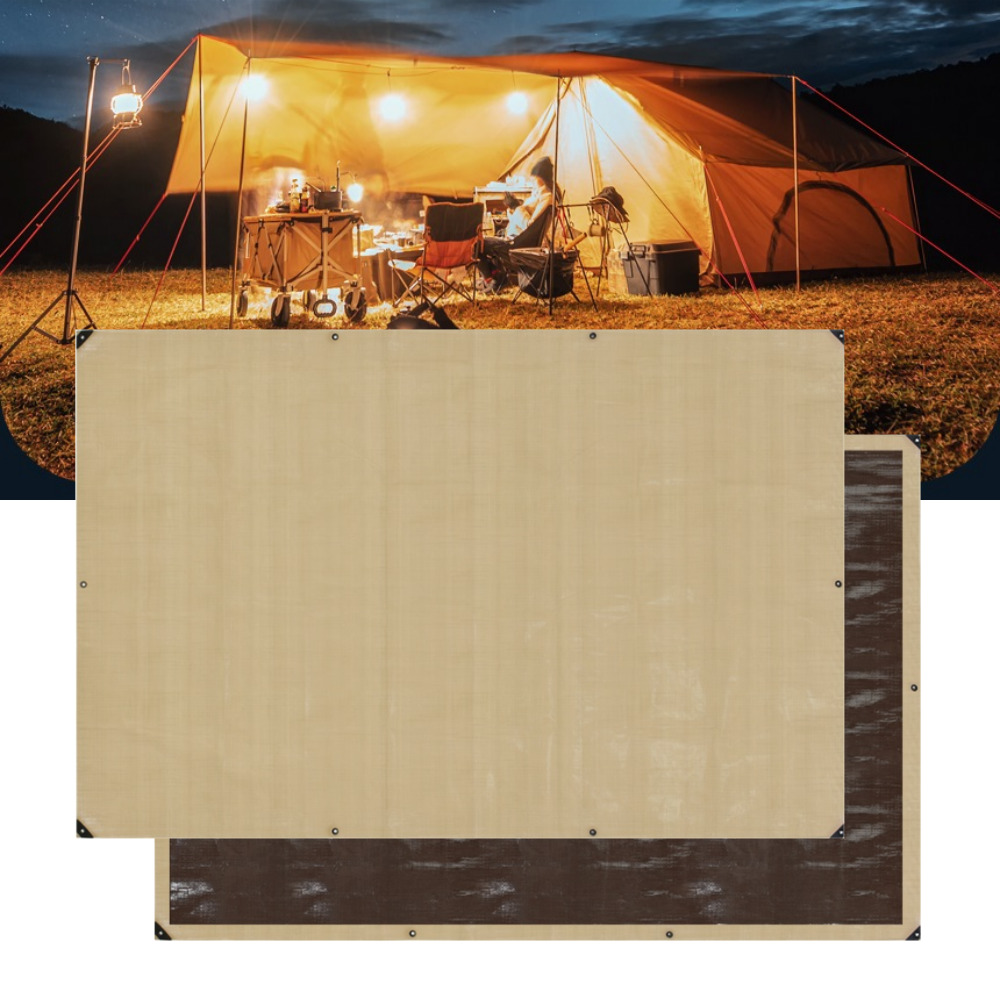 타포린방수포 두꺼운 캠핑 텐트 방수포 그라운드시트 천막 양면투톤