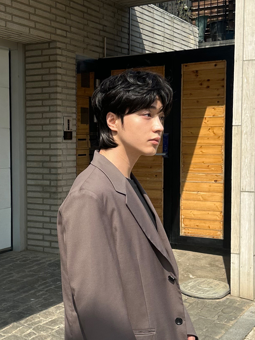 남자가발 리프울프컷 - 상품 이미지