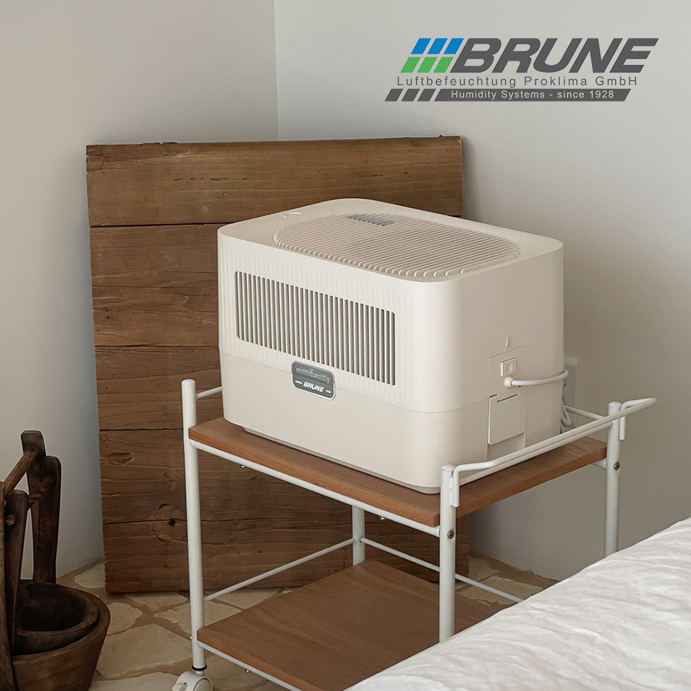 [한정판우드패키지] 독일 브루네가습기 BRUNE11 X스미스앤스미시 자연기화식 대용량 11L 아기 신생아 조리원 이미지 8