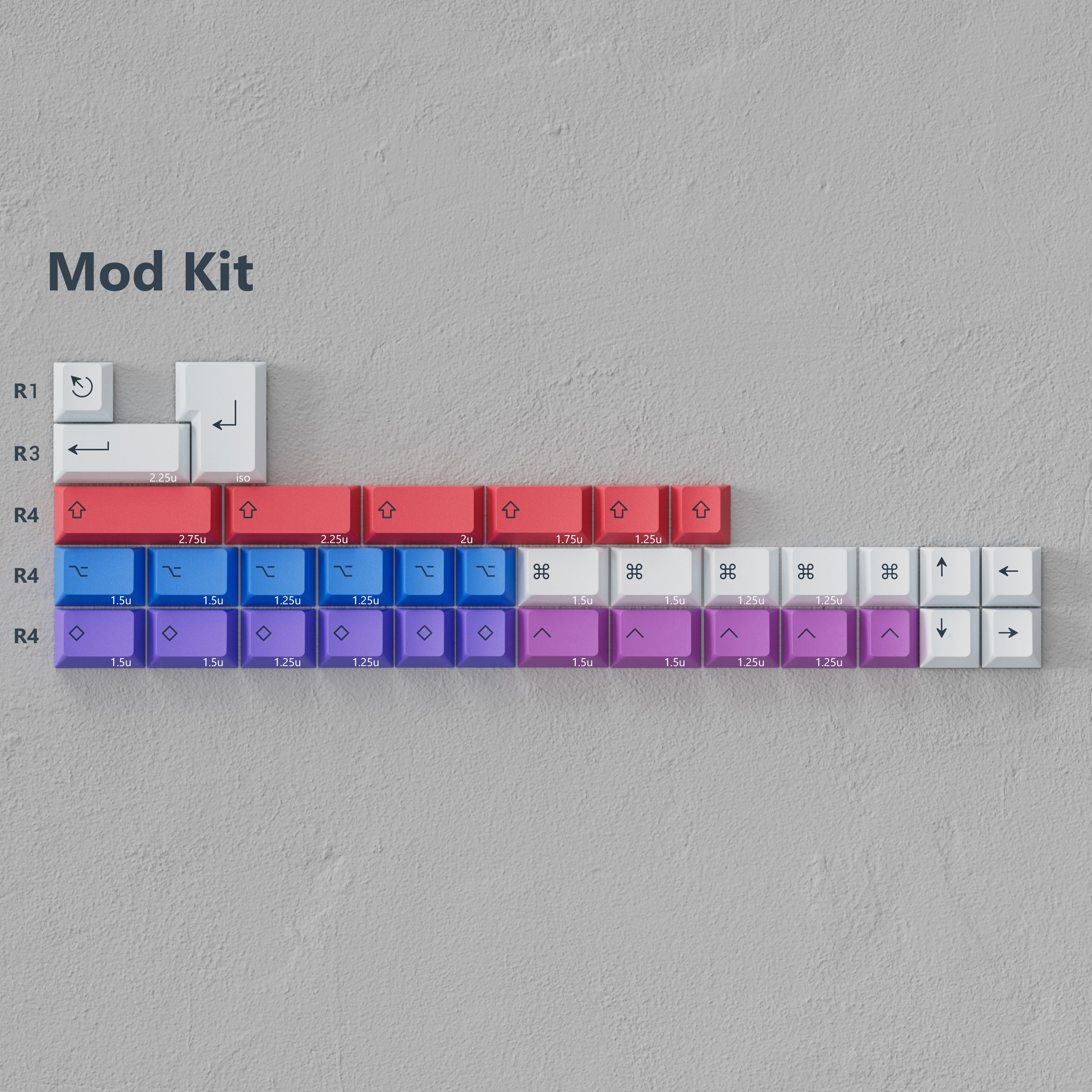 PBTFANS Modifier Kit 키캡, 항공케이블 모음 - 상세 이미지 4