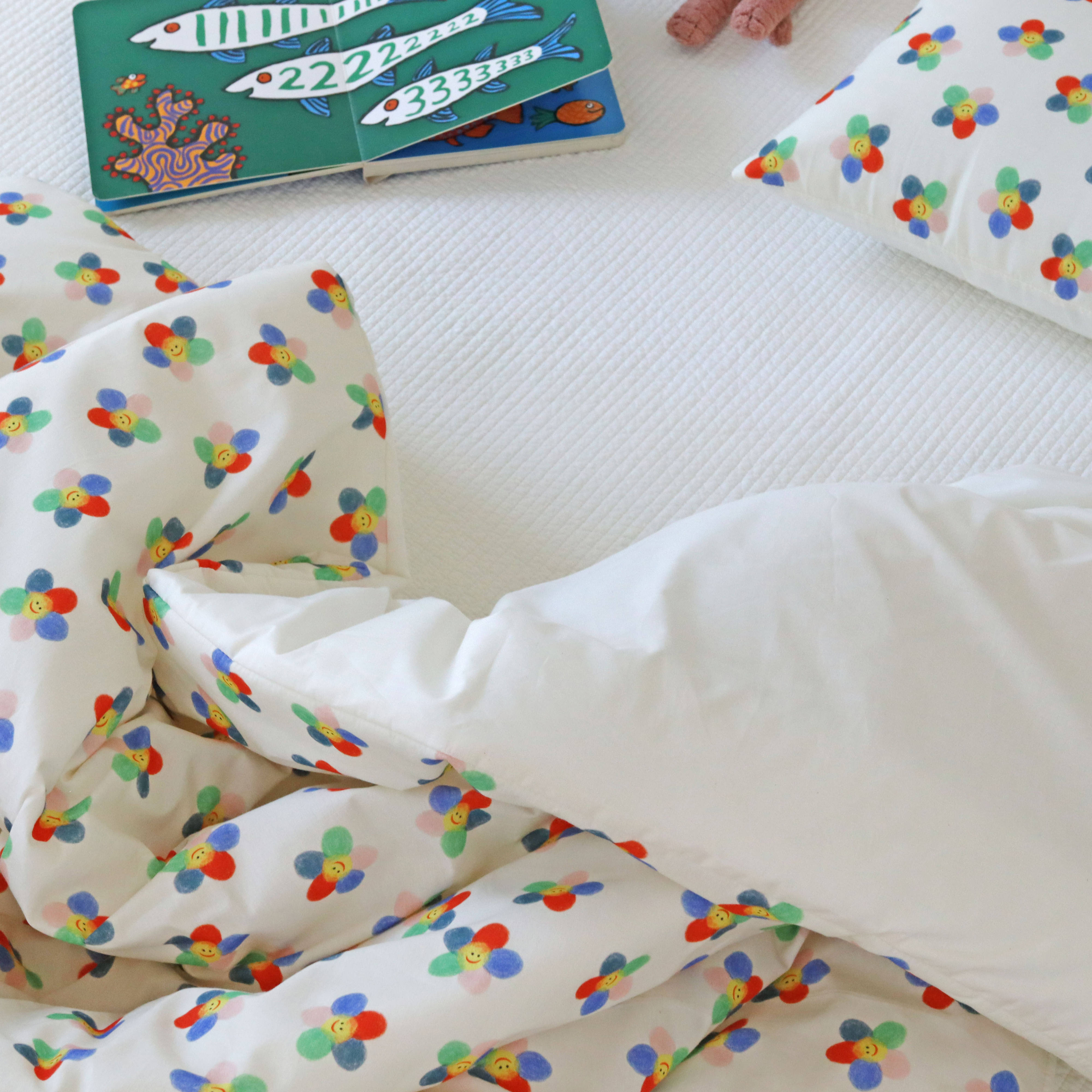 썬플라워 먼지없는 순면 사계절 항균솜 차렵이불 SS