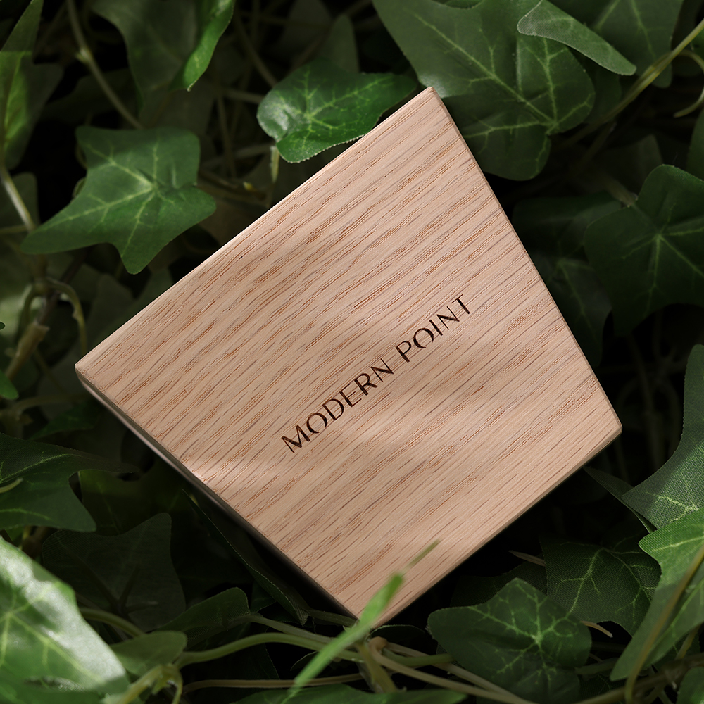 원목 각인 실내공기정화식물 틸란드시아 이오난사 화분 A타입