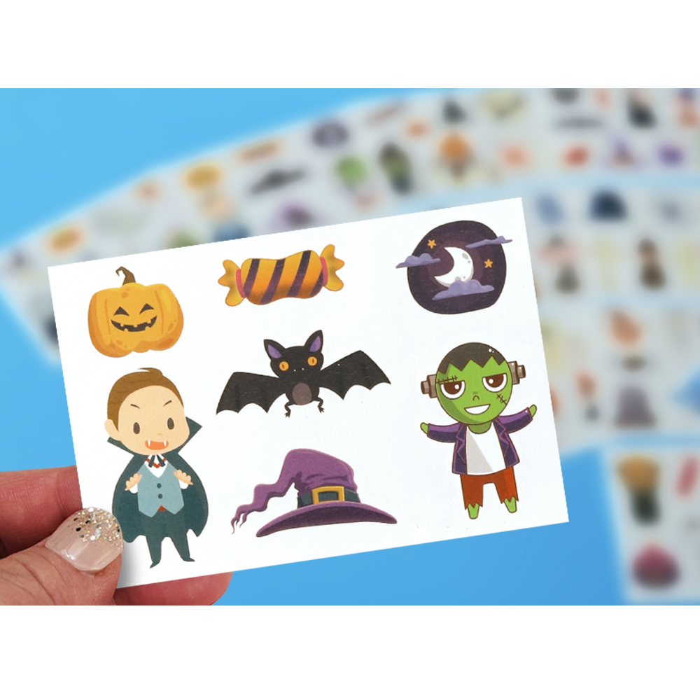 니즈엘 KC 어린이 타투 스티커 분장 헤나 판박이 헤나 WD 할로윈 (10장) 이미지 8
