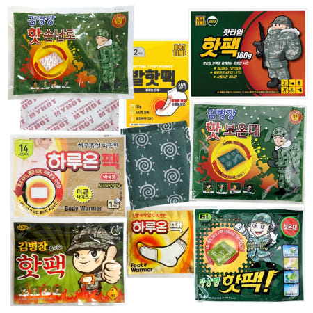 핫팩 손난로 발핫팩 붙이는핫팩 1개 / 김병장 핫타임 하루온팩 미니핫팩
