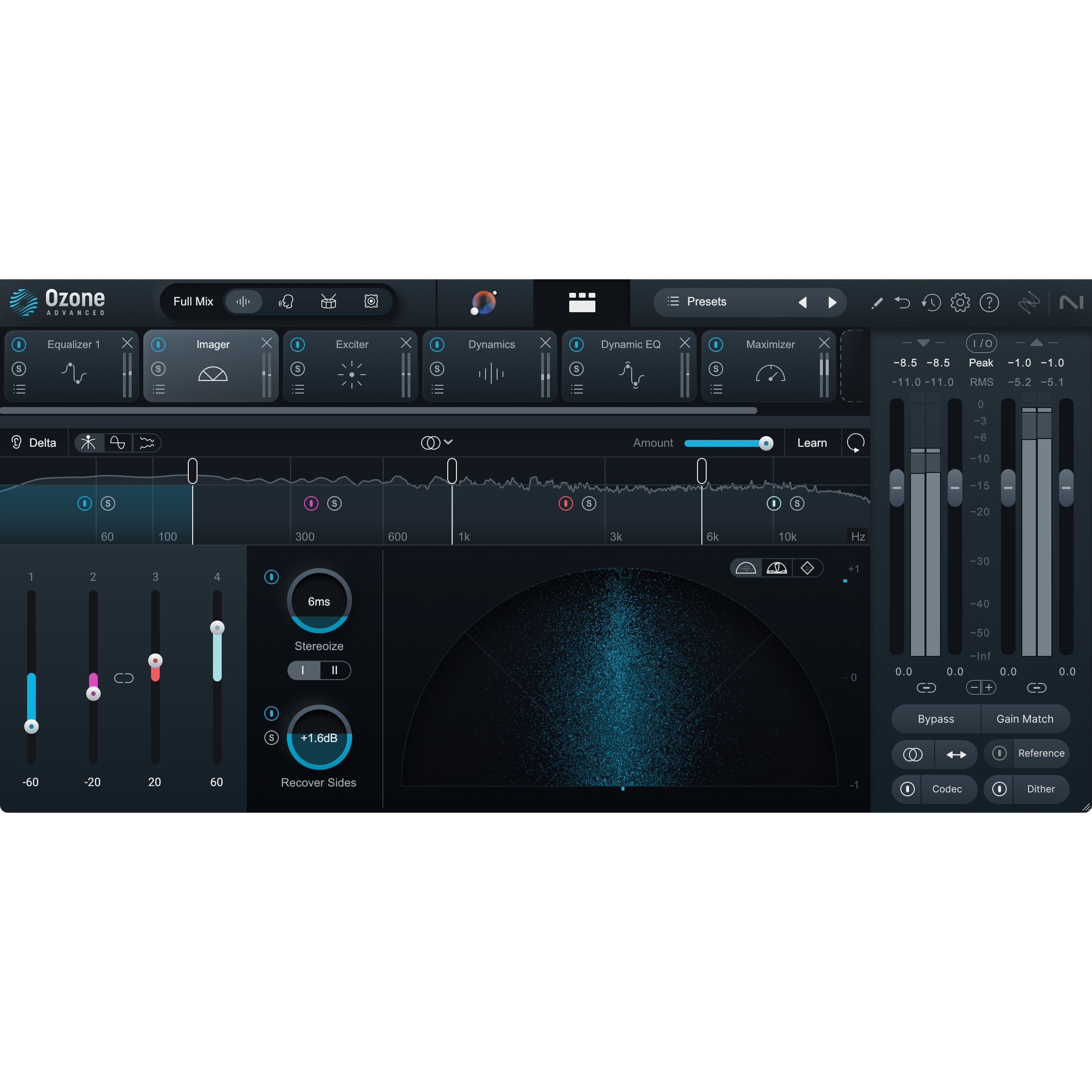 iZotope Ozone 11 Advanced 업그레이드 from MPS 4-5 오존 9-10 ADV
