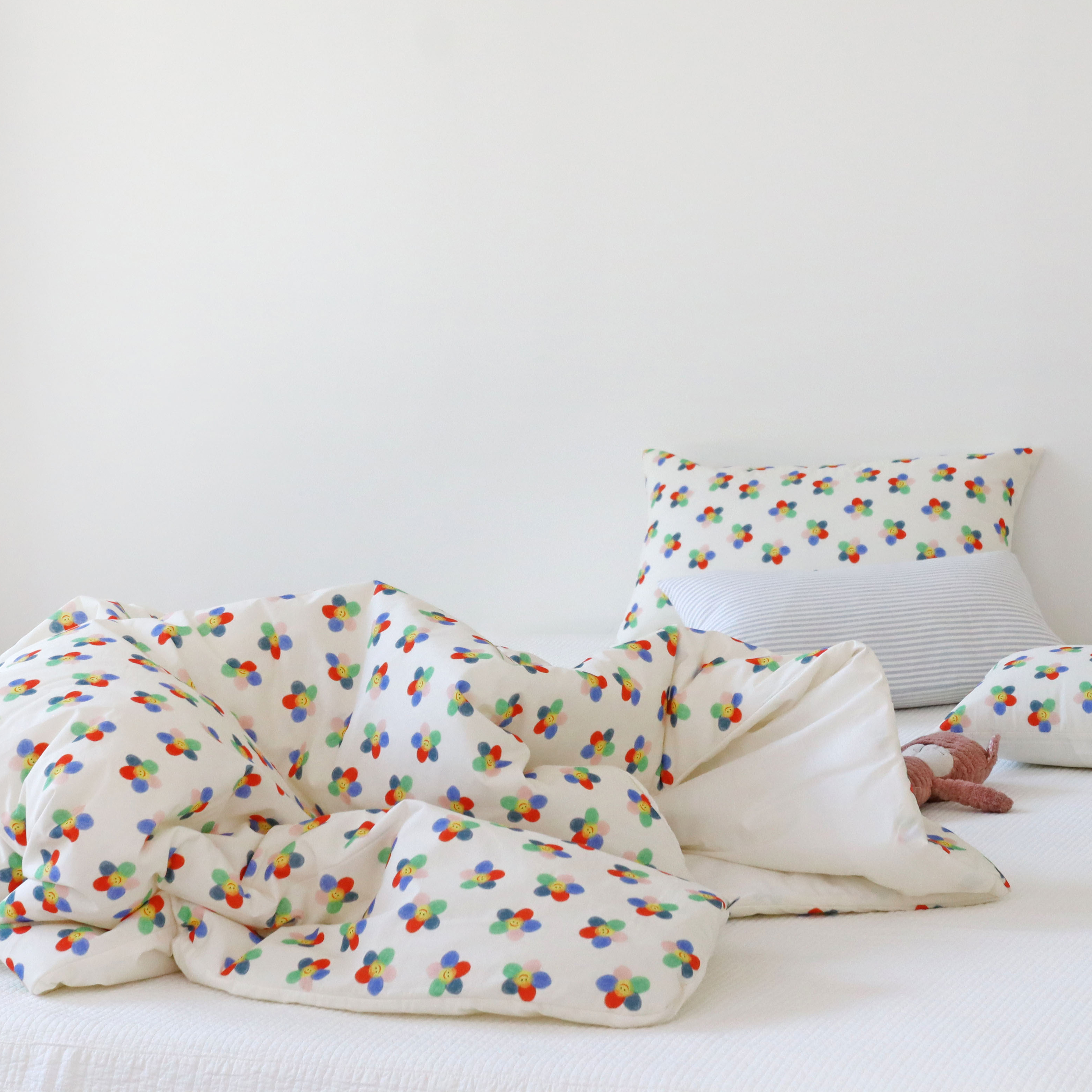 썬플라워 먼지없는 순면 사계절 항균솜 차렵이불 SS