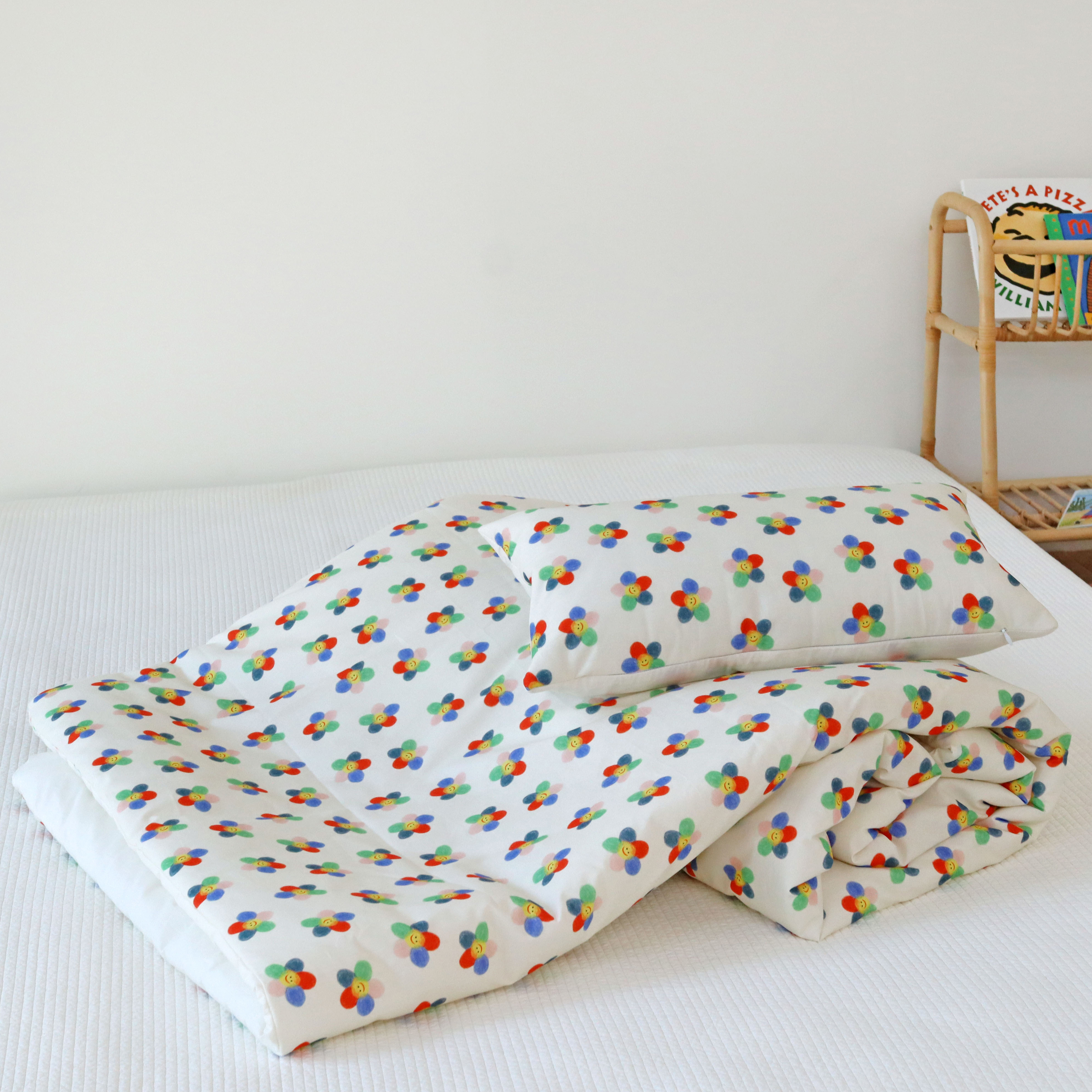 썬플라워 먼지없는 순면 사계절 항균솜 차렵이불 SS