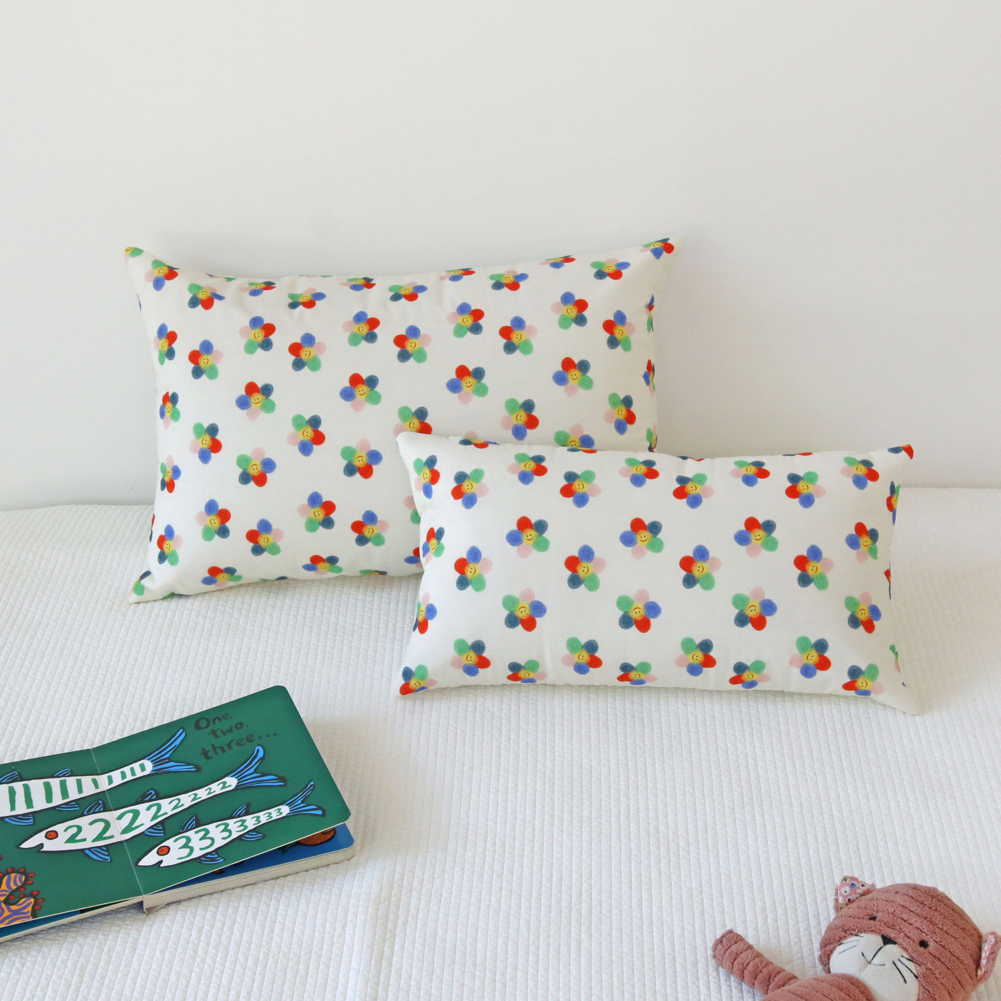 썬플라워 먼지없는 순면 사계절 항균솜 차렵이불 SS