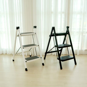 핫버튼 이동식 사다리 3단 실내 광폭 세차 주방 철제 계단 작업 발판 실사용 후기 | 효과 있을까? - 상품 이미지 1