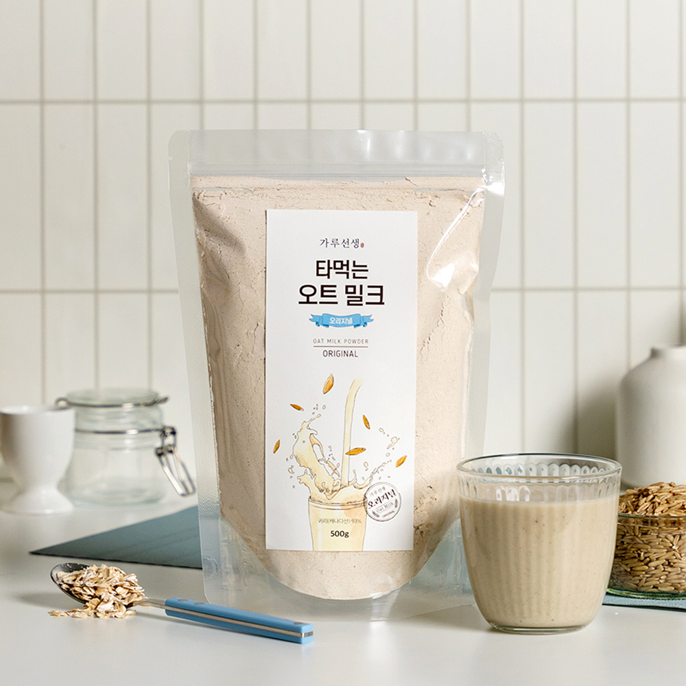 가루선생 타먹는 오트밀크 오리지널 500g 귀리우유 오트 오트밀 우유