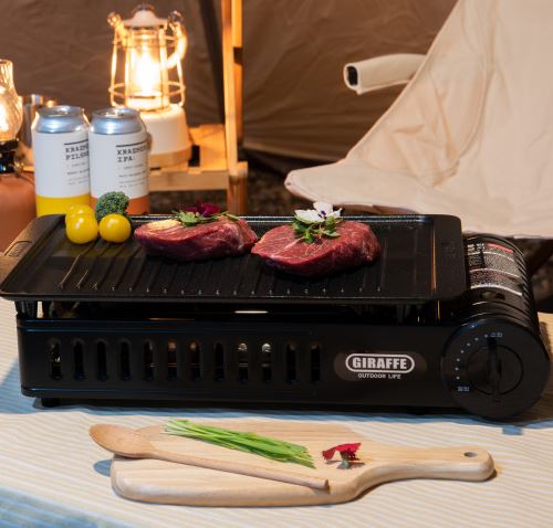 지라프 구이바다 L 바베큐 그릴 가스 버너 가방 브루스타