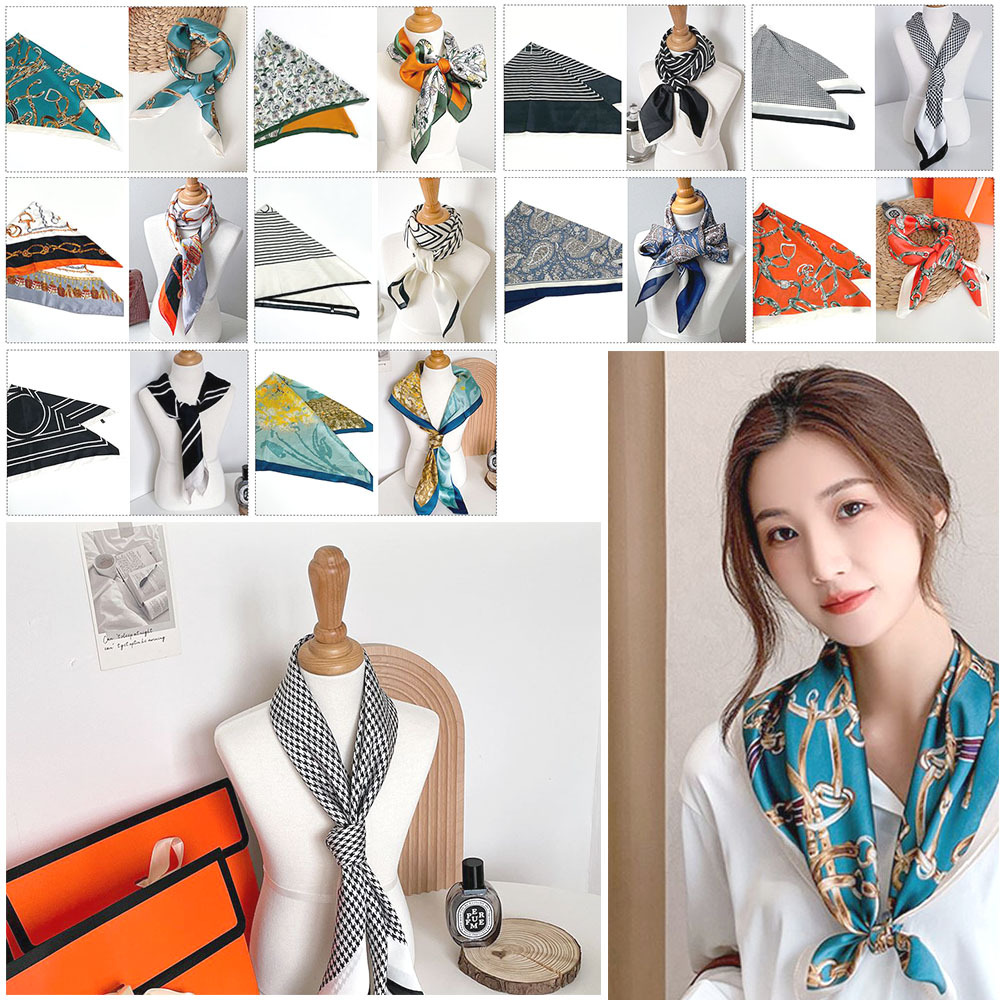 여성 데일리 스카프 외출용 여자 스타일링 패션코디 머플러 - 상품 이미지