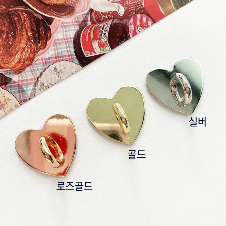접착형) 금속 핸드폰 고리 키링고리 (2개) - 상세 이미지 2