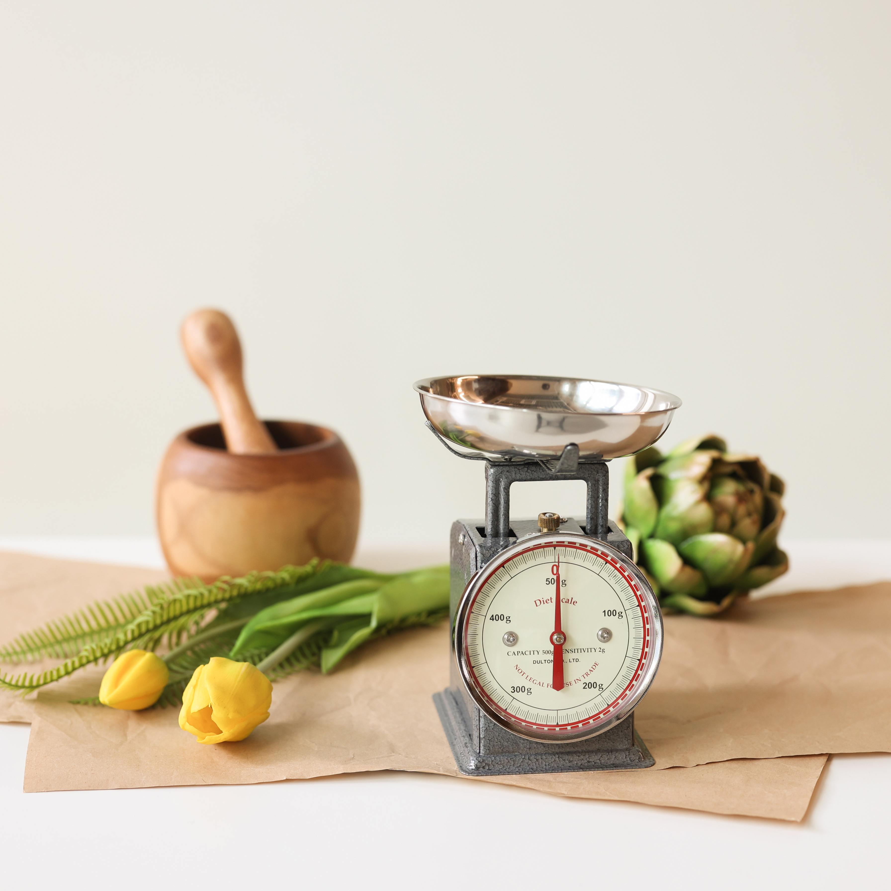 덜튼 다이어트 0.5kg 레트로 주방 베이커리 저울 아이언 그레이 이미지 8