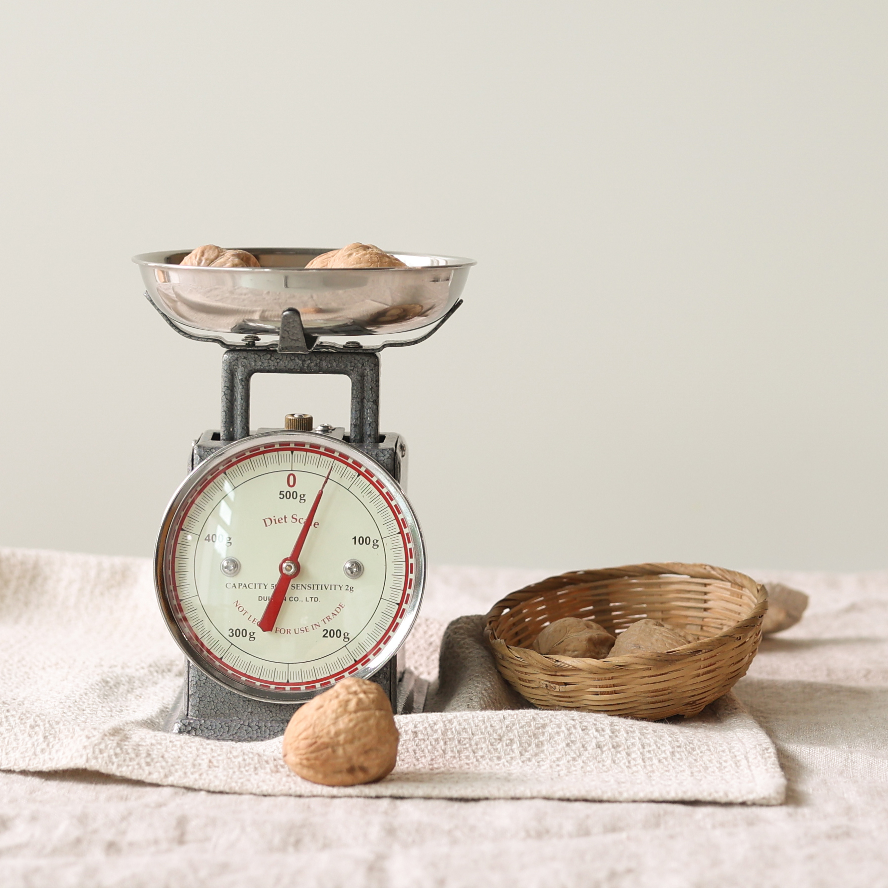 덜튼 다이어트 0.5kg 레트로 주방 베이커리 저울 아이언 그레이 이미지 6