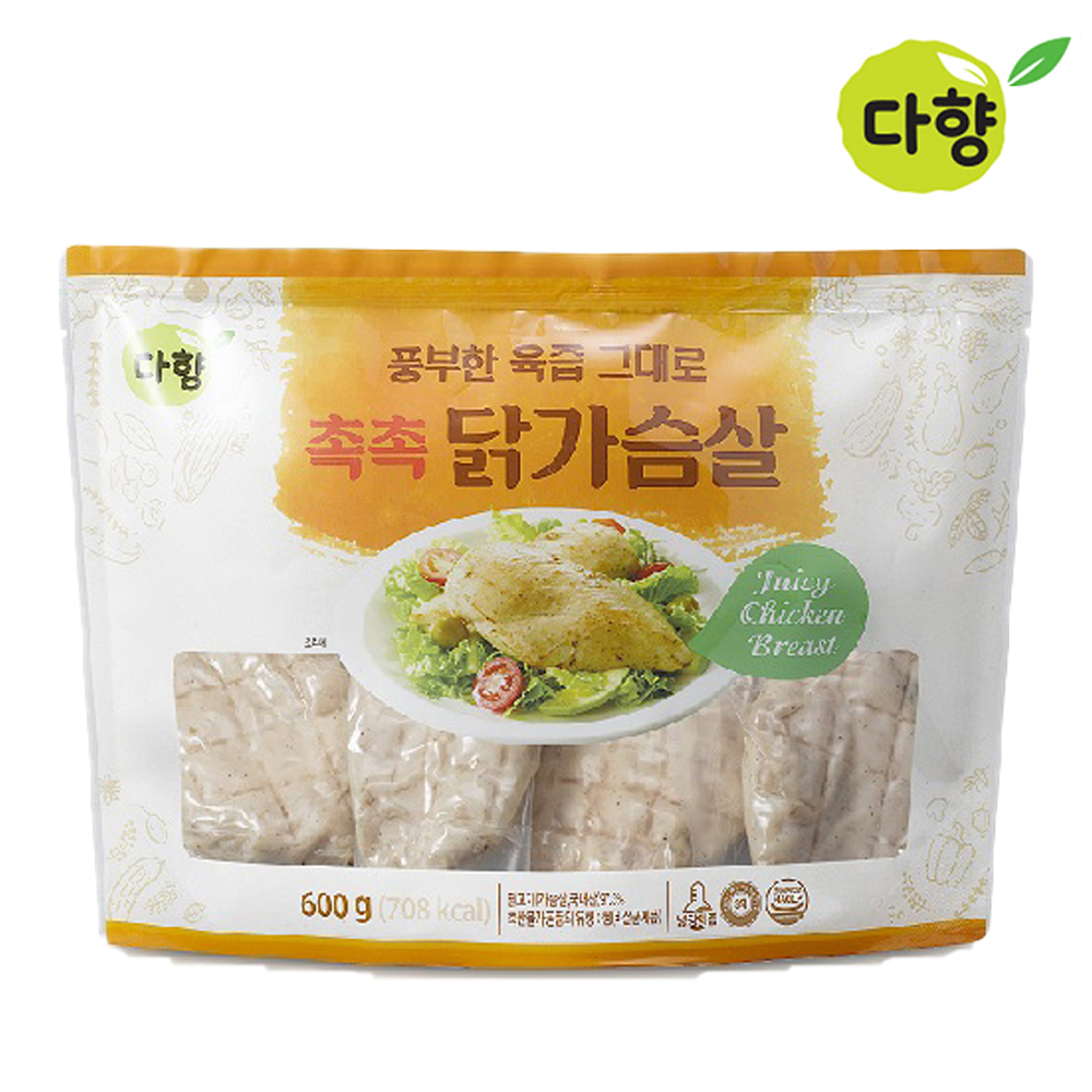 다향 촉촉 헬스 닭 가슴살 600g - 상품 이미지