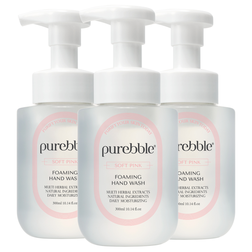 퓨어블 포밍 핸드워시 손세정제 핑크 300ml 3개