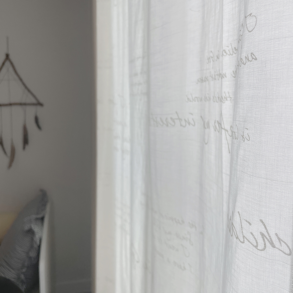 순수 비침 속커튼 여름 빈티지 아이방 커튼 맞춤제작