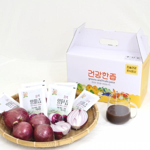 건강한즙 자색양파즙 100ml 50개입 50봉 50포 1박스 맛있게 먹은 솔직 후기 - 대표 이미지