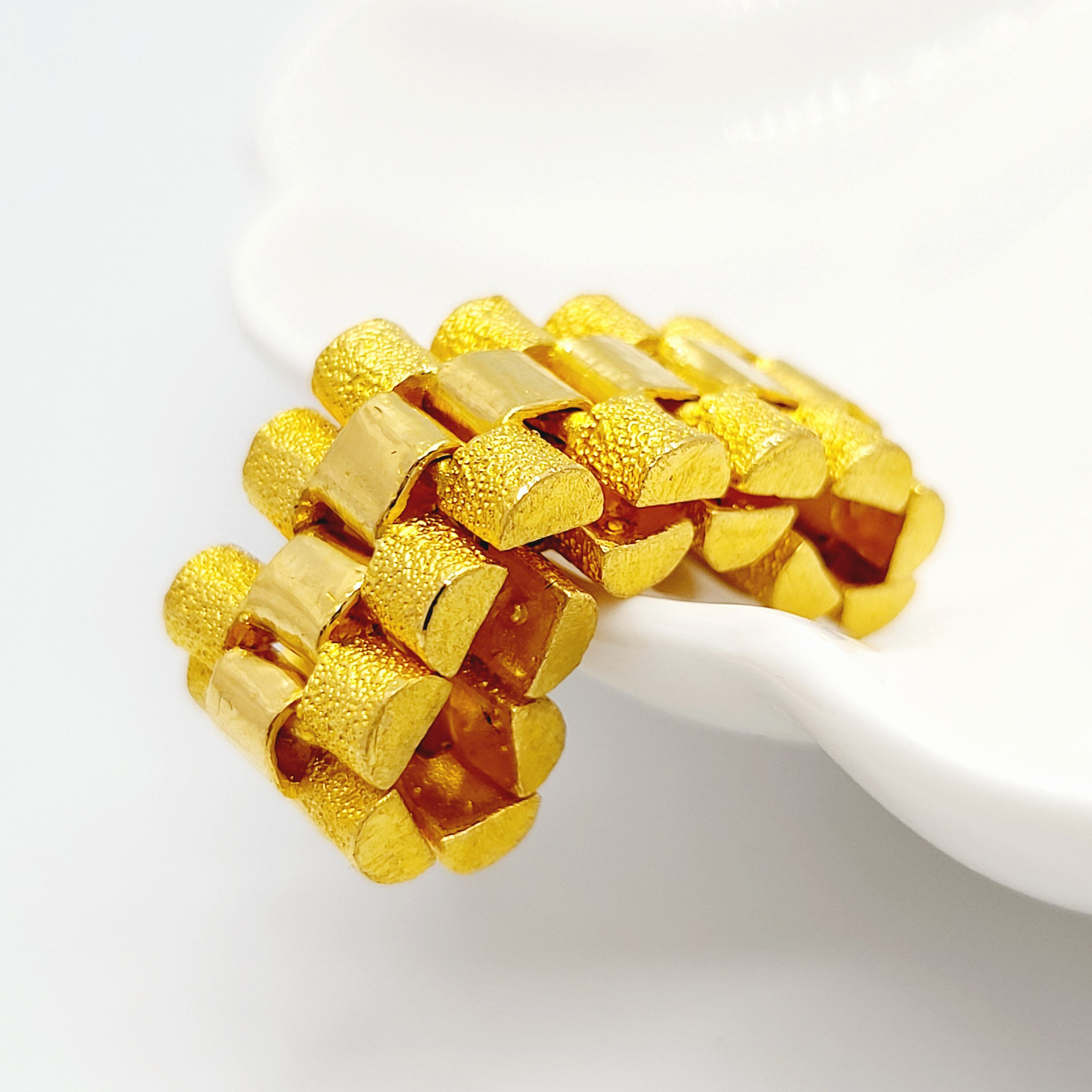 24k 로렉스 체인 여자 남자 순금커플링 - 상세 이미지 4