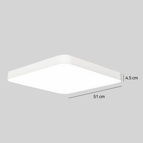 LED 방등 커브드 화이트 시스템 방등 50W 밀착형