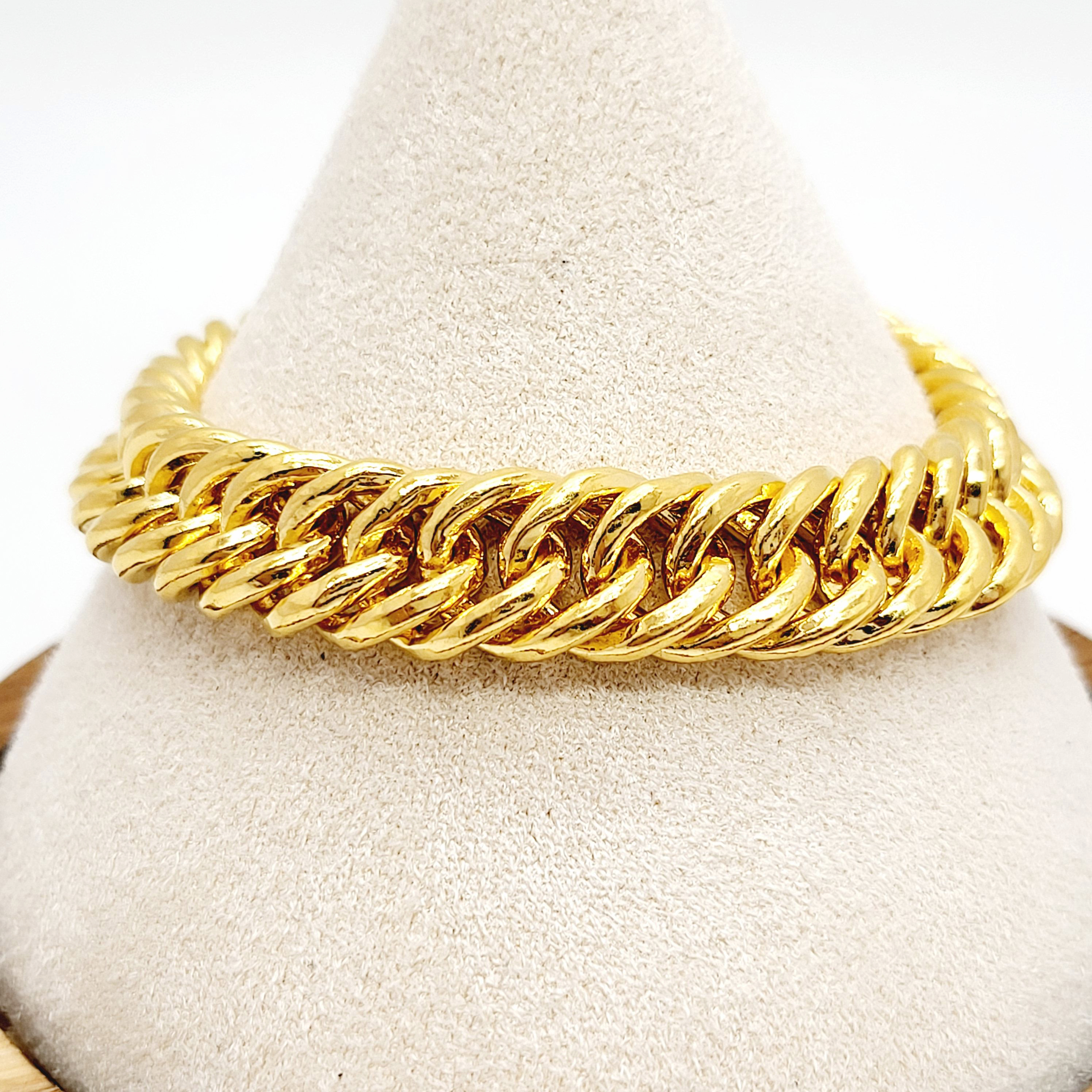 24k 금팔찌 두꺼운 체인 남자 순금팔찌