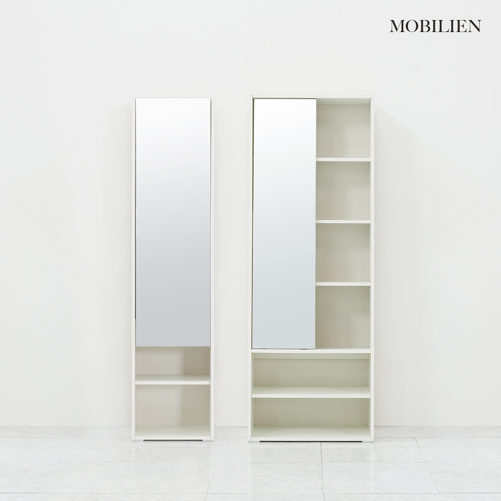 모빌리엔 전신거울화장대 슬라이딩형 600 수납 서랍 화장대