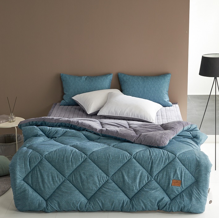 먼지없는이불 극세사 이불 밍크 알러지케어 겨울 블루 SS