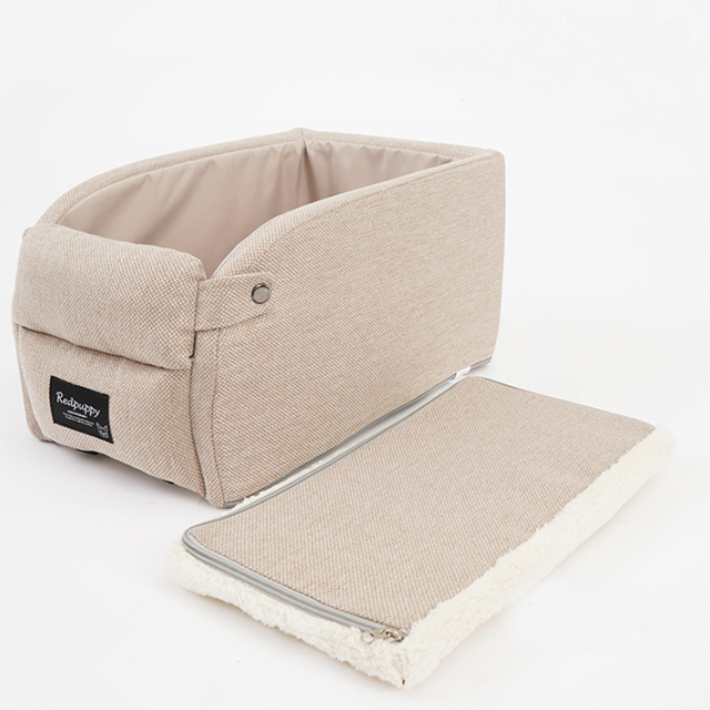 반려견카시트 강아지콘솔박스 고정용 애견카시트 양면이너쿠션