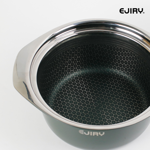 IH 스텐 큐브G 에지리 아시아팟 통 3중 스텐 냄비 팬 32cm, 그리들