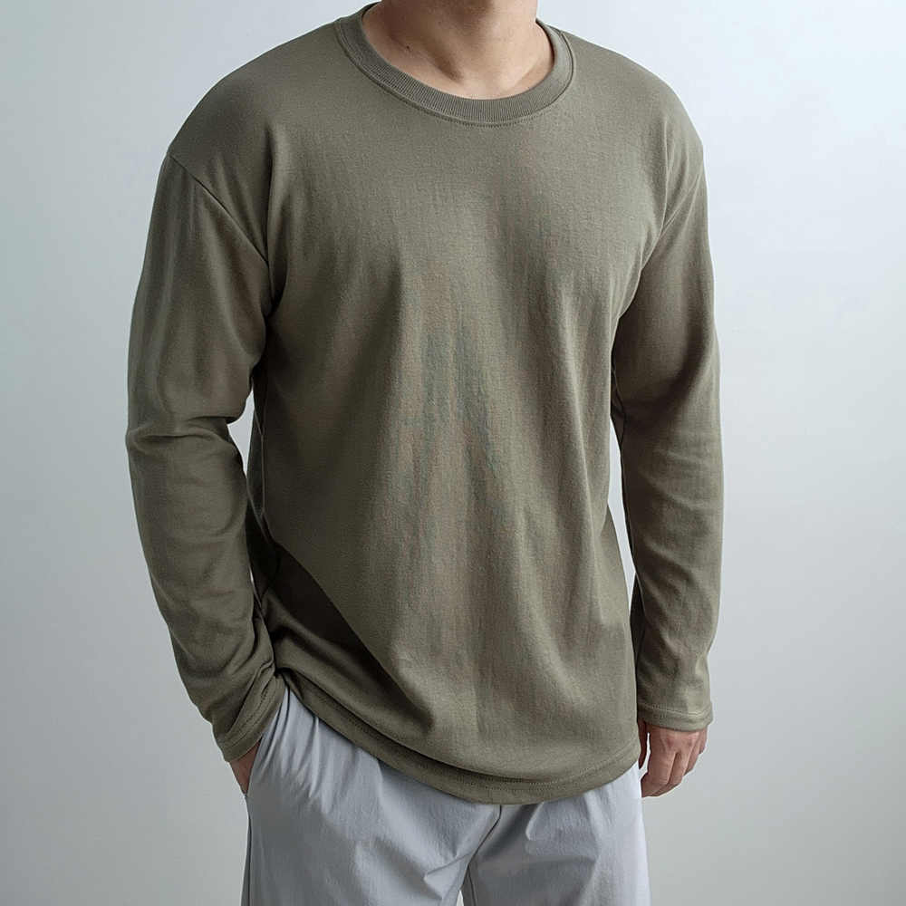 흰색면티 남자흰티 어깨넓어보이는옷 이미지 4
